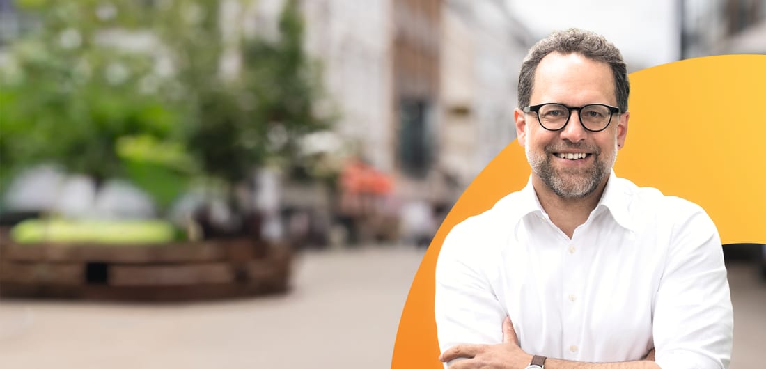 Jascha Rohr, parteiloser Kandidat für das Oberbürgermeisteramt der Stadt Oldenburg